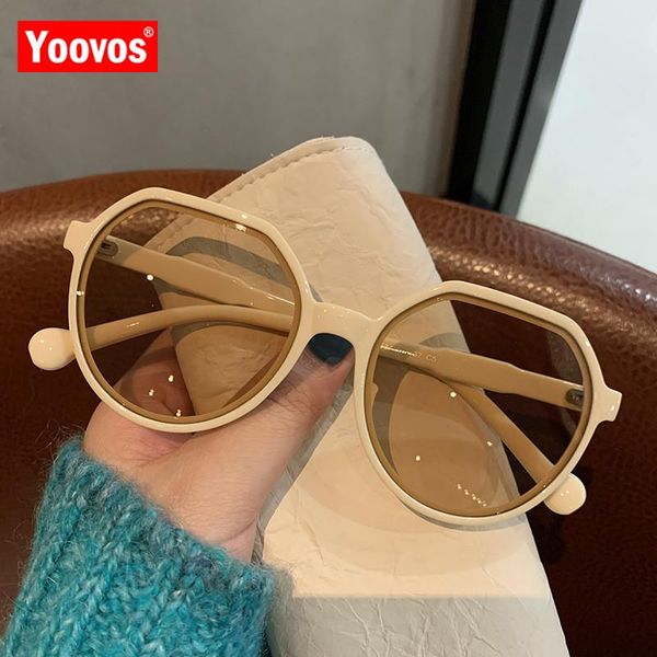 

yoovos 2021 sunglasses women women's sunglasses retro sun glasses for men vintage feminino, White;black