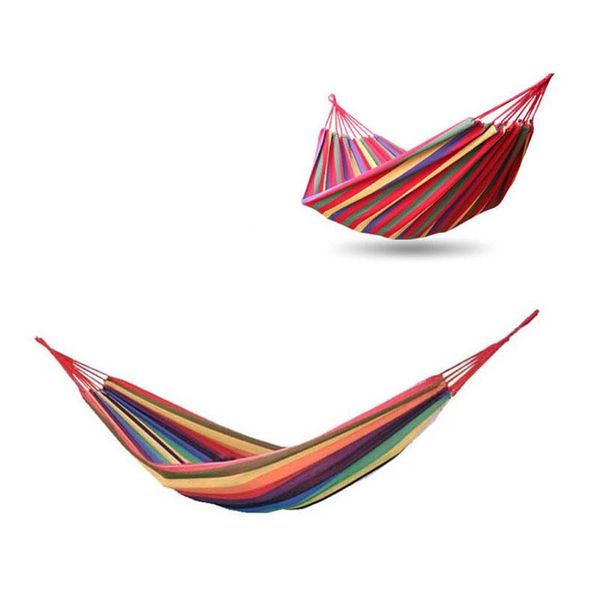 

outdoor games & activities hammock furniture balcony strap bedroom camp stripe bed bearing 250kg