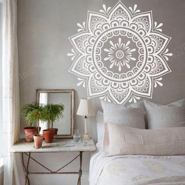 

wall stickers mandala decal boho decals yoga henna decor art gift girl z911