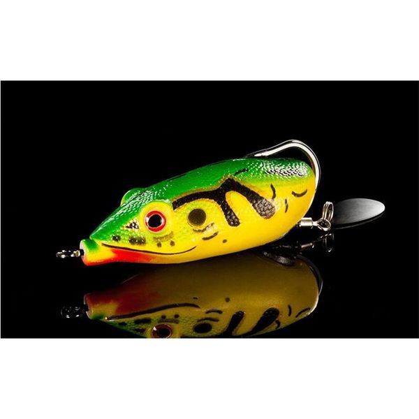 

soft ray struggling frog single hook laser fishing lure 5.5cm 10.5g bionic frog snakehend f jlldoi xmh_home
