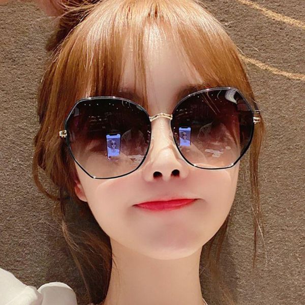 

sunglasses luxury ocean beach oversized polygon clear lens frame male sun glasses brand designer eyewear shades for women, White;black
