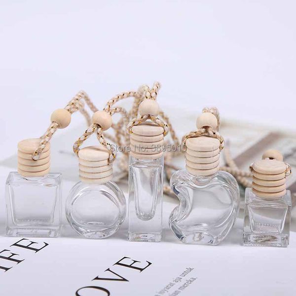 

storage bottles & jars car decoration perfume bottle essential oil diffuser hanging pendant crystal ornaments accessories f502