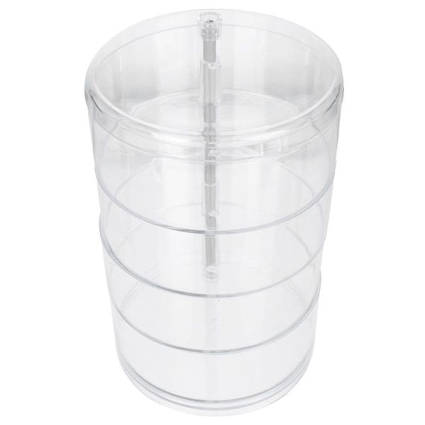 

storage boxes & bins 1pc large capacity cosmetics holder transparent dressing table rack