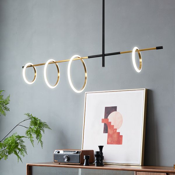 

2021 new nordic led luz pingente atrao magntica suspenso da sala de estar decorao anel moderno lmpada pendurada para restaurante barra 0jxz