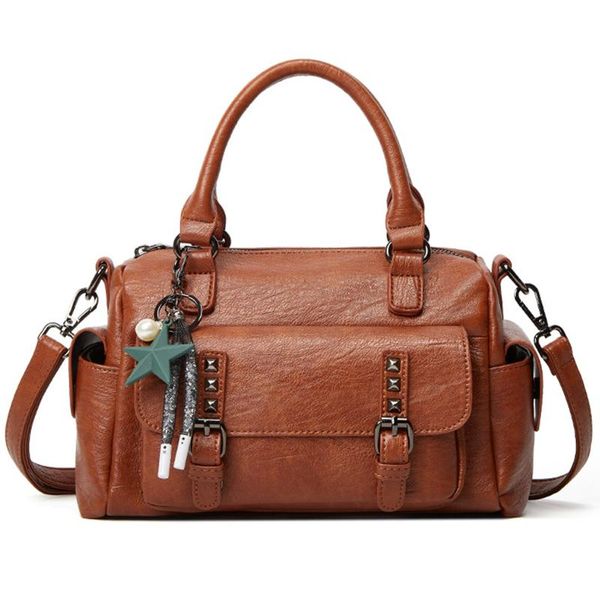 

storage bags women tote purse roomy leather bag multiple pockets functional satchel shoulder