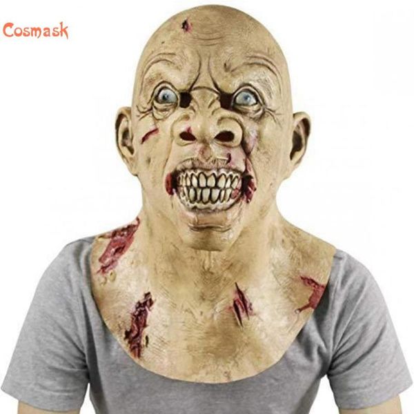 

party masks cosmask halloween scary head bleeding latex mask novelty costume