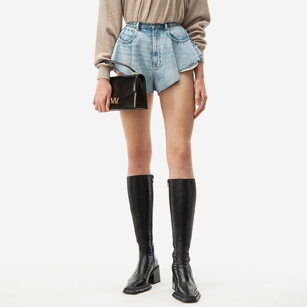 

Casual Denim Short For Women High Waist Patchwork Tassel Sexy Shorts Female Summer Fashionable New Clothing Style, White