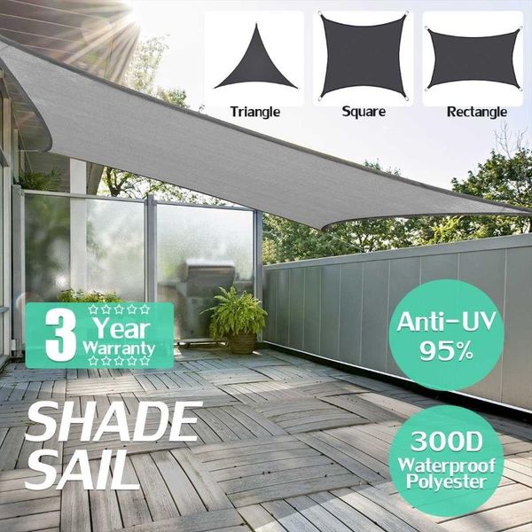 

shade black all size purple 300d sun sail home outdoor garden waterproof canopy patio plant cover awning decoration