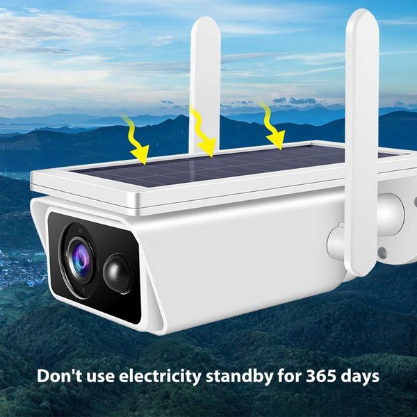 

webcams smart surveillance webcam solar security camera warming function supports infrared night vision ip66 waterproof