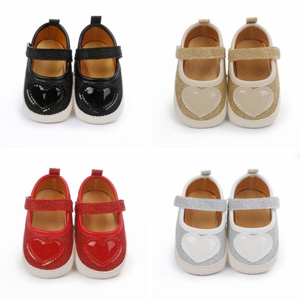 

first walkers baby pu leather boy girl shoes non-slip footwear crib