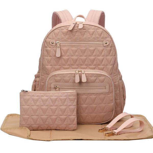 

diaper bags 2021 ultra-light waterproof down material mommy bag factory direct supply large-capacity mom and baby backpack