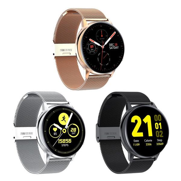 

touch screen men women sport fitness tracker ecg + ppg smart watch