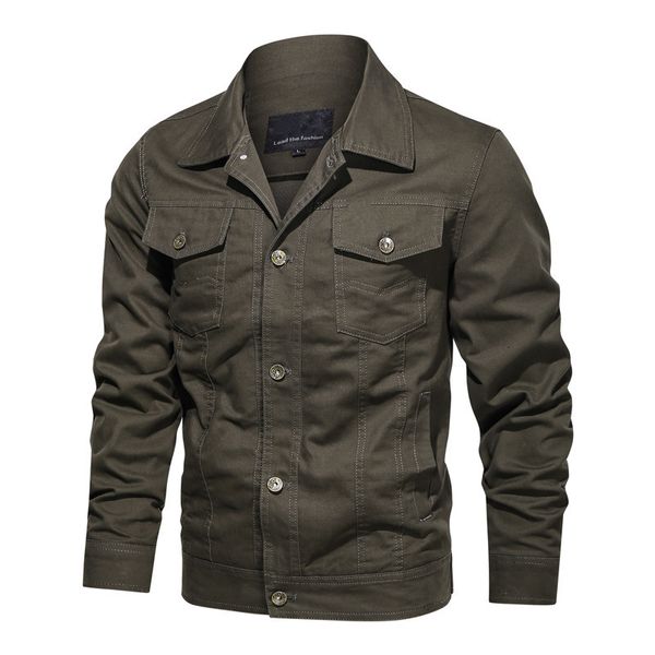 

2021 new men's spring autumn cotton pilot coat army male jackets flight jacket plus size 6xl vlg5, Black;brown