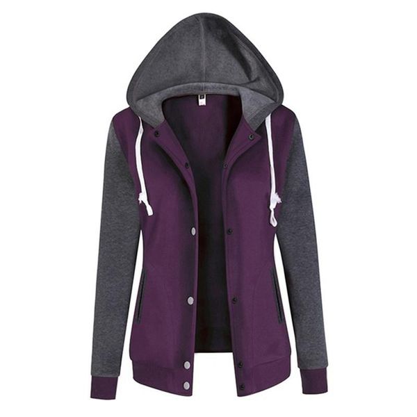 

women's hoodies & sweatshirts hoodie casual women solid color long sleeve winter warm hooded sweatshirt, Black
