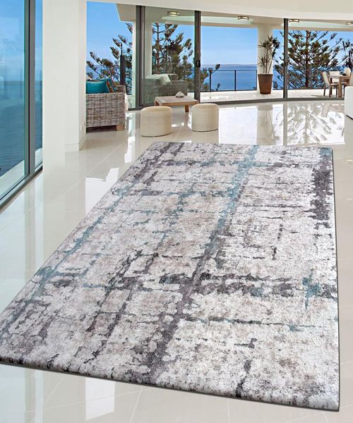 

nur home sponge velvet rubber carpet cover nrh-16 blue mixed model