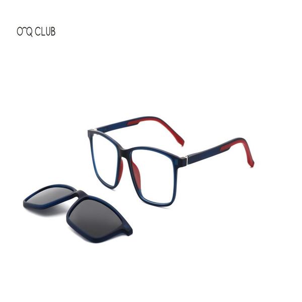 

fashion sunglasses frames o-q club kids flexible round glasses frame prevent uv polarized myopia optical conversion change eyeware, Black