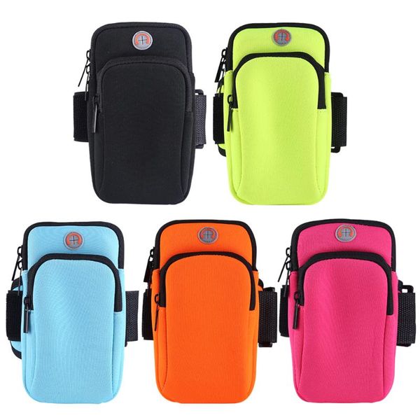 Borse da esterno Porta telefono sportivo Borsa da braccio Uomo Donna Custodia da jogging universale da corsa Custodia per cellulare Accessori per il fitness