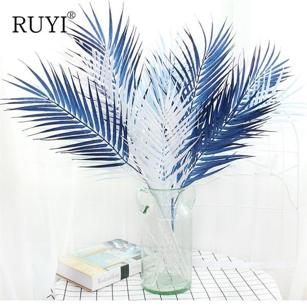 

new simulation plant trident sunflower palm loose needle leaves nordic ins home wedding flower arrangement decoration material