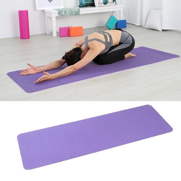 

durable yoga mats smooth surfacec not easy damage double-sided home gym sports fitness body building yoga cushions pilates mat