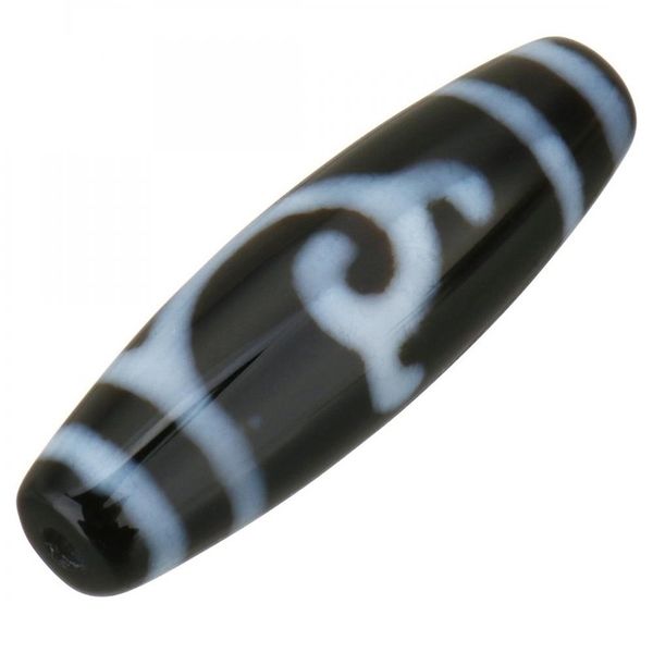 

high qaulity natural agate green tare pattern loosing oval tibetan dzi beads