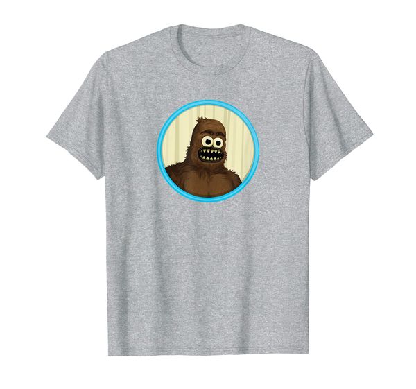 

search for the sasquatch funny cute sasquatch big foot t-shirt, White;black