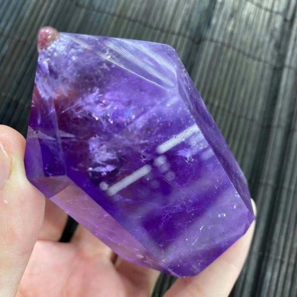 

decorative objects & figurines natural amethyst energy obelisk reiki healing scepter gift