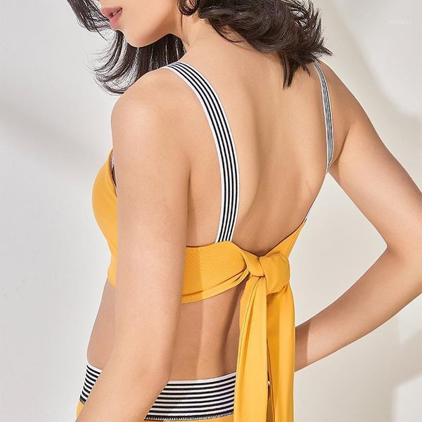 

quick dry adjustable sport for women hollow out breathable back bowknot yoga bra crop tank female push up active outfit