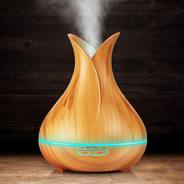 

400ml ledlight ultrasonic air humidifier mist maker fogger electric aroma diffuser essential oil aromatherapy household humidifiers