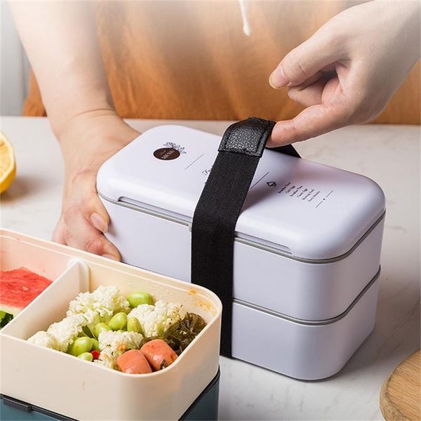 

dinnerware sets double japanese style lunch box eco friendly container large capacity microwave boxs for kids students office workers