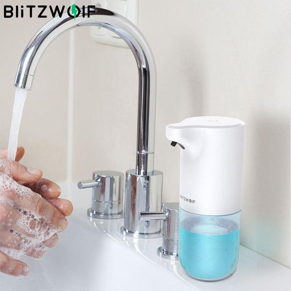 

smart home control blitzwolf bw-fd3 300ml automatic soap dispenser usb rechargeable ipx4 hand washing device touchless sensor foam