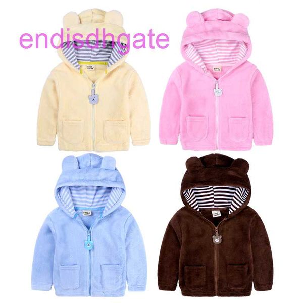 

baby hooded soft coralline fur ins bear winter coat sales, Black;white