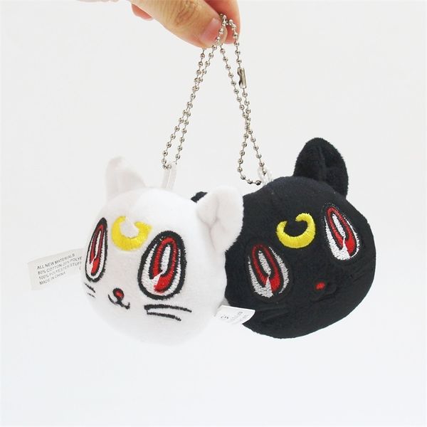 

japanese animation beautiful girl moon hare luna plush pendant cat doll activity gift toy