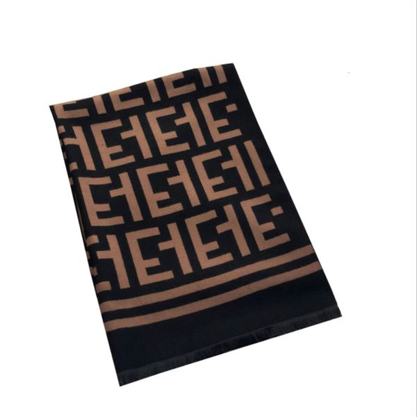 

double-sided cashmere letter scarf feminine and versatile thickened warm shawl in autumn and winter, Blue;gray
