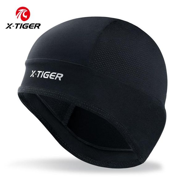 

cycling caps & masks x-tiger cap summer breathable sweat sun protection bicycle hat running riding hiking outdoor sports bike headwear, Black