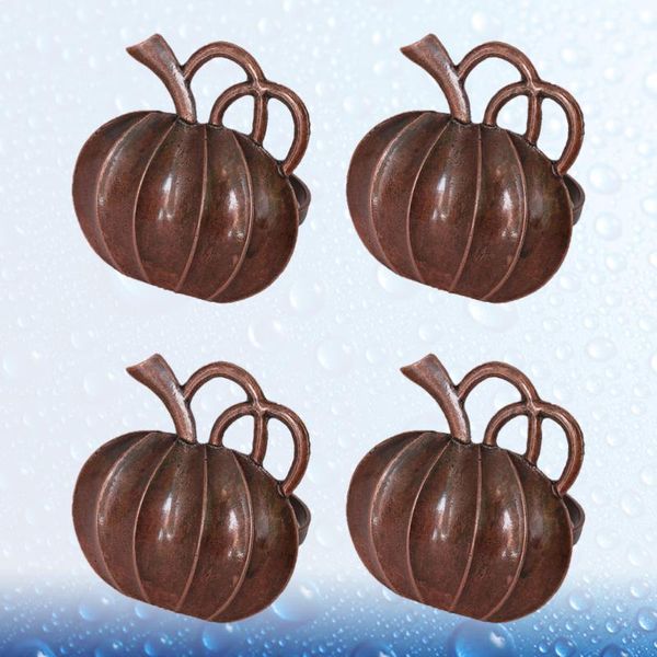 

napkin rings 4pcs vintage pumpkin shape holder buckle tablecloth for harvest party