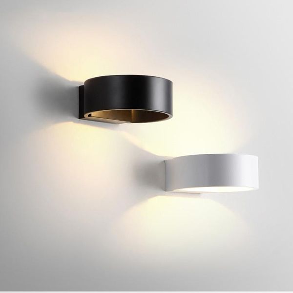 

modern 5w cob led wall lamp indoor lighting simple style aluminum wall lights for bedroom hallway porch balcony living room lamp