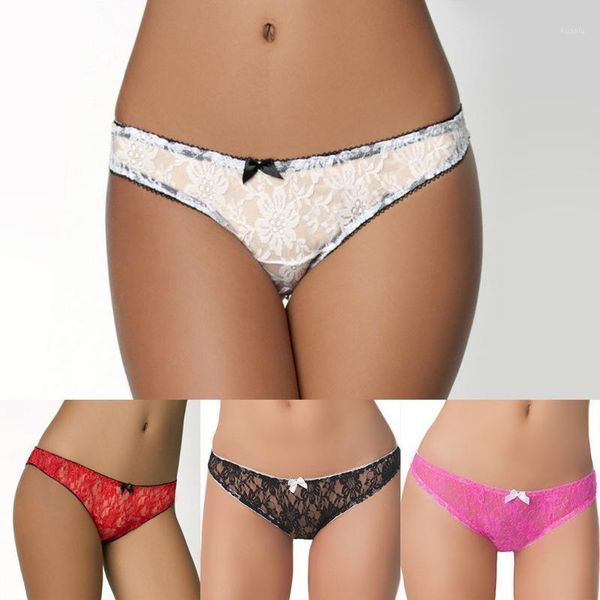 

short low waist panties femme women underpants low-waist of opening lace knickers pink lingerie underwear#p3 women's, Black;pink