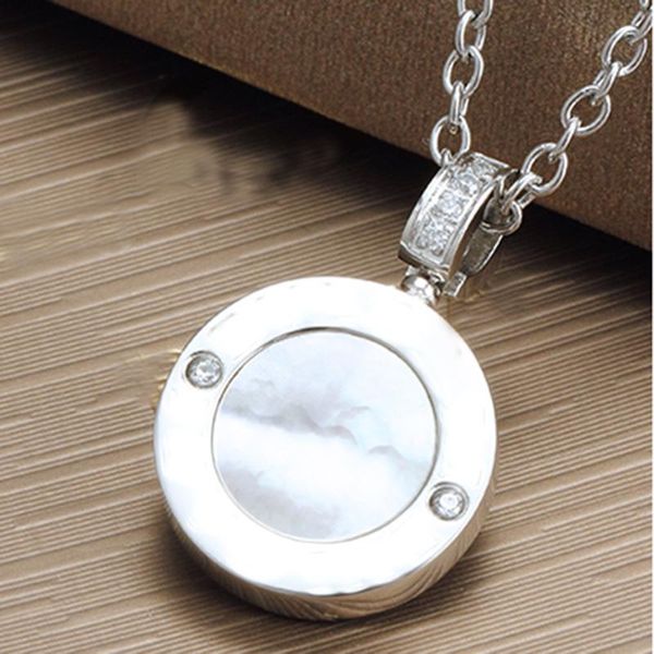 

chains sterling silver color classic fashion ancient coins pendant necklace women clavicle chain jewelry gift