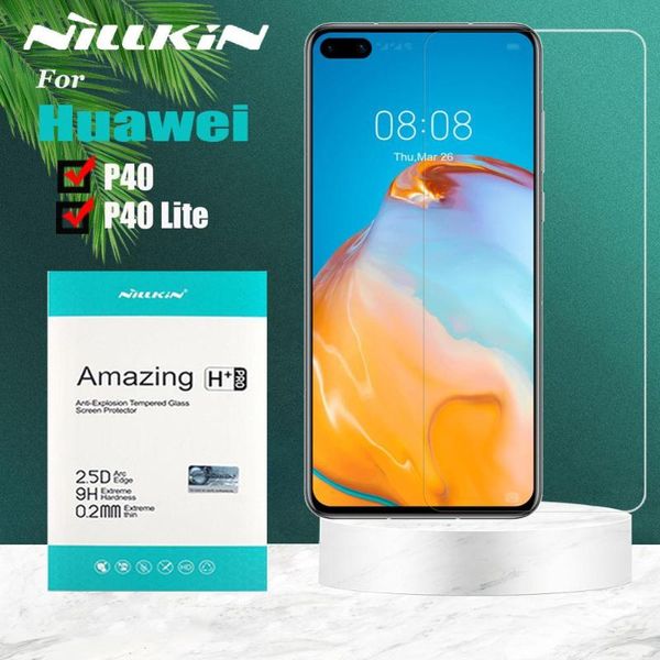 

nillkin for huawei p40 lite tempered glass screen protector 9h hard clear safety protective glass protection for huawei p40 lite