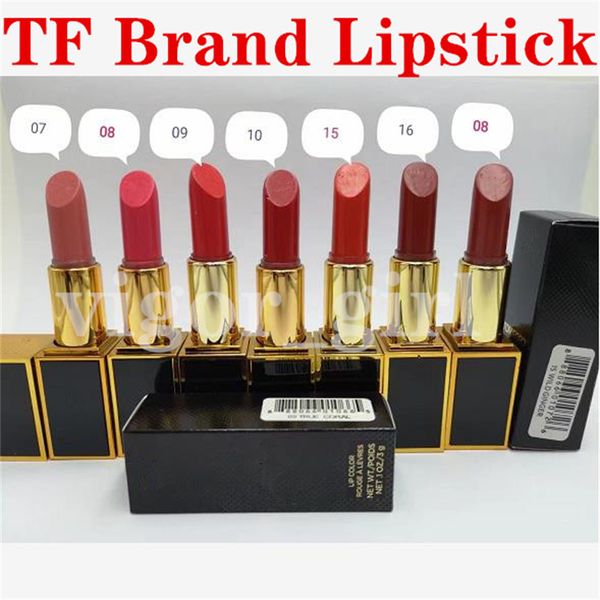 Профессиональный бренд губной помады Matte Rouge a Levres Mat 3g Multi Color Girl Beauty Make up Stock Epacket Ship