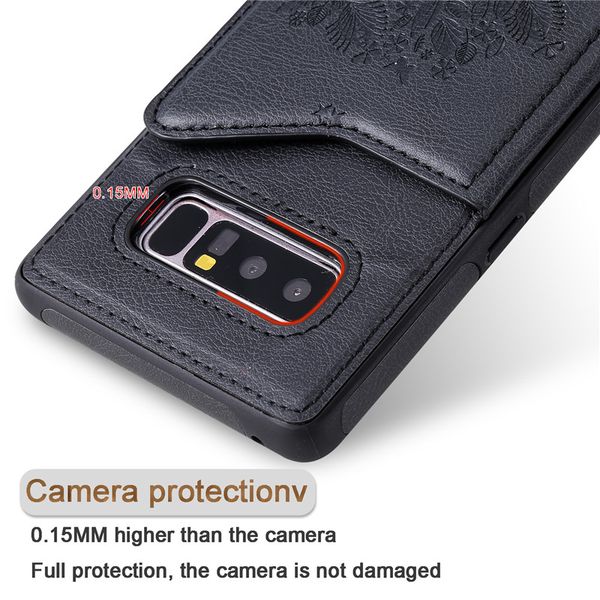 

3d printed leather note20ultra case for samsung galaxy s8 s9 s10 e s20 plus note 20 10 9 8 a50 a30 s flip