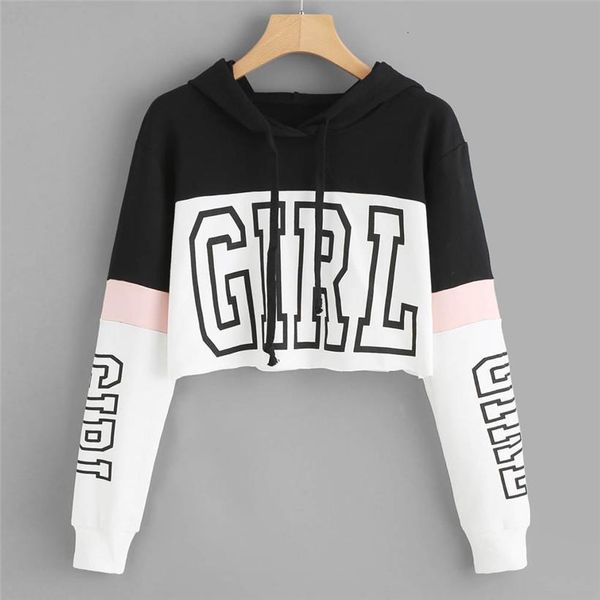 

hoodies women sweatshirts 2021 casual print hoody shirt long sleeve jumper hooded pullover for female 0912, Black