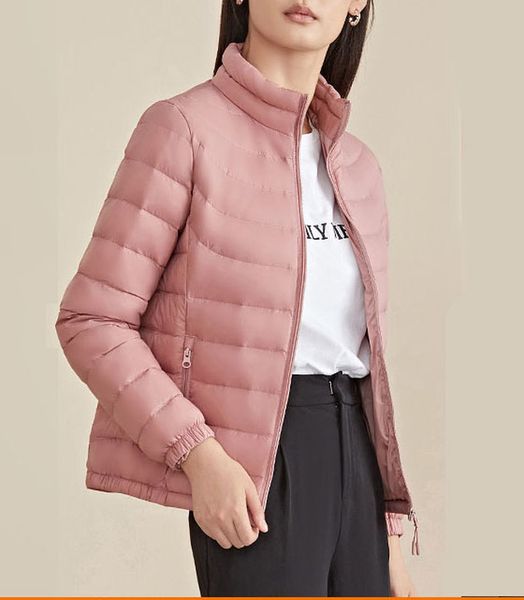 

Long-sleeved short down jacket outdoor full zipper casual winter warmth, breathable, soft, running training warm-up sportswear solid color s, Black