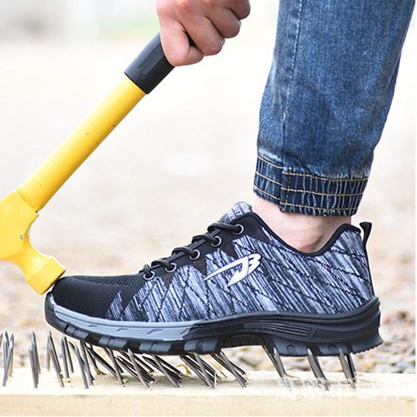 

boots safety shoes security work shoe waterproof botas de seguridad para hombres puntera acero trabajo agua hombre bambas, Black