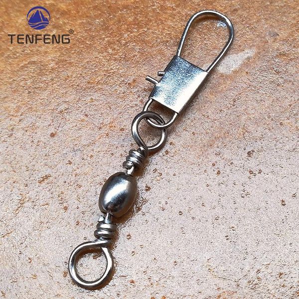 

wholesale by bulk fishing accessory connector pin bearing rolling swivel stainless steel copper snap fishhook lure tackle pesca
