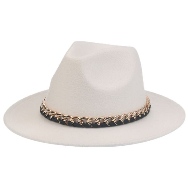 

fedoras black khaki women's panama men church felt chain belt cowboy casual luxury winter hats women sombrero hombre, Blue;gray