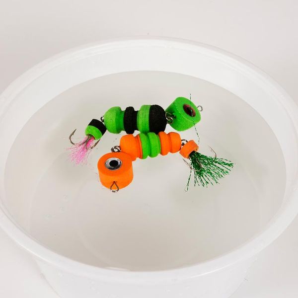 

fishing hooks 4pcs insect artificial baits lure jig swivel swim wobbler bass minnow floats accessory