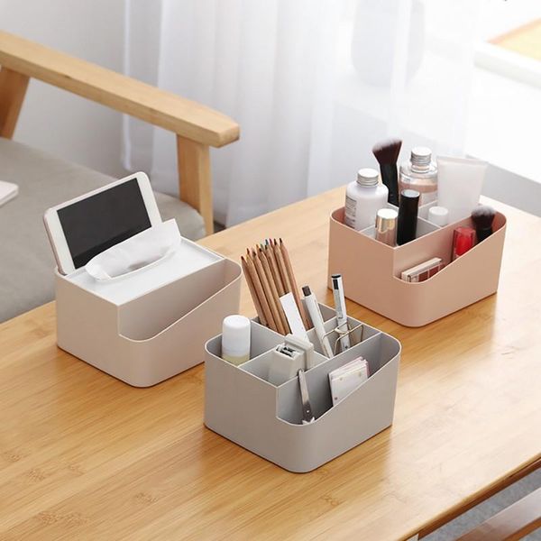 

tissue boxes & napkins 2021 nordic style multifunctional plastic box paper towel room remote control concise storage
