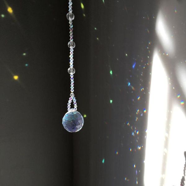 

30mm clear k9 crystal ball shinning suncatcher hanging ornament rainbow maker decoration window sun catcher for fengshui gifts