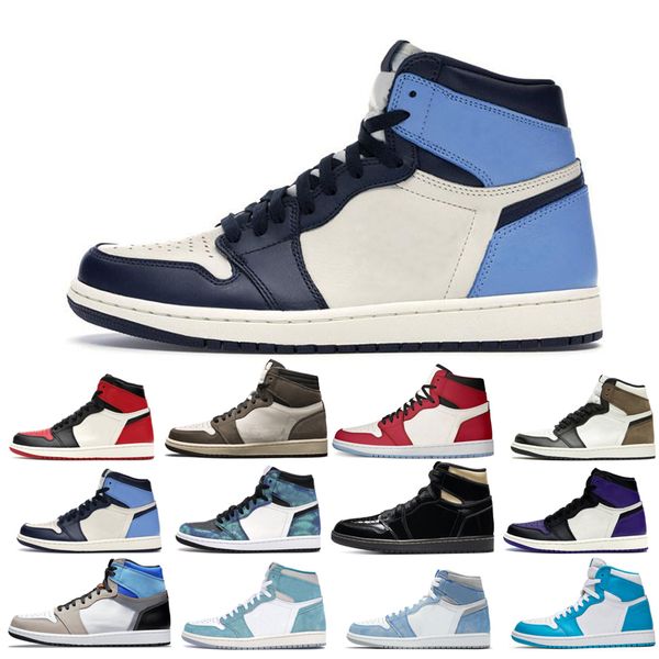 

2022 basketball shoes 1s 1 crimson tint toe dutch green fearless maison chateau pink smoke grey obsidian pollen shadow wholesale light
